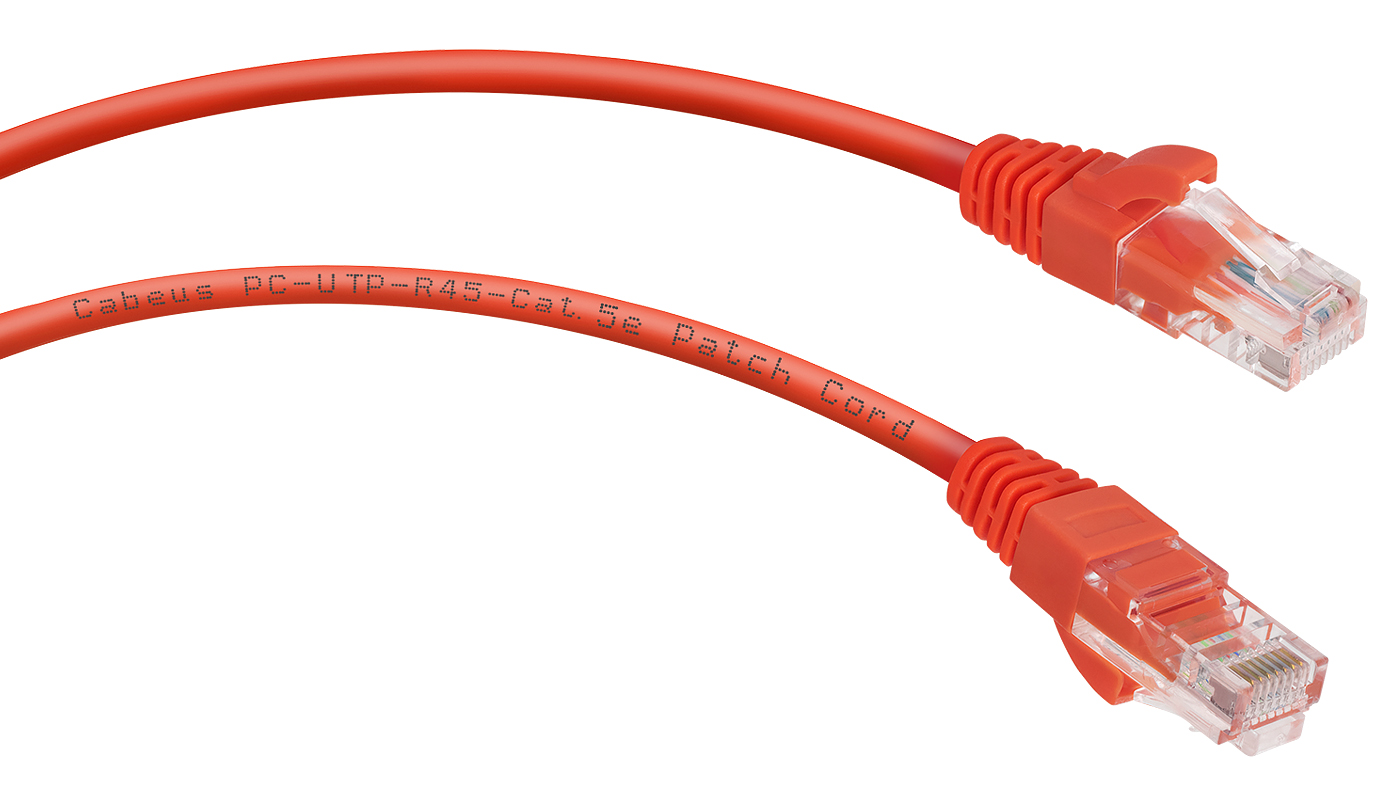 Cabeus PC-UTP-RJ45-Cat.5e-RD Патч-корд UTP, категория 5e, неэкранированный, красный Cabeus PC-UTP-RJ45-Cat.5e-RD Патч-корд UTP, категория 5e, неэкранированный, красный