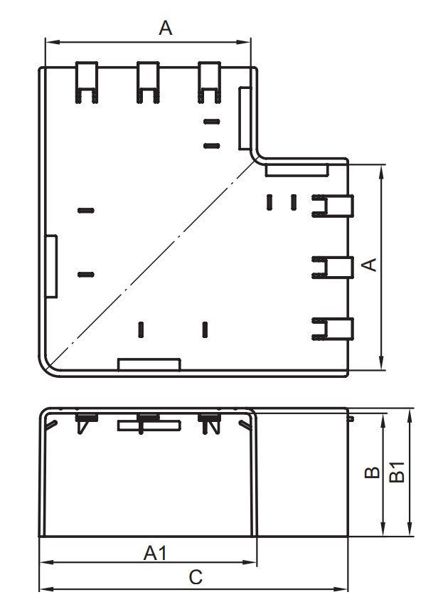 Короб 100х40 ta gn 01782